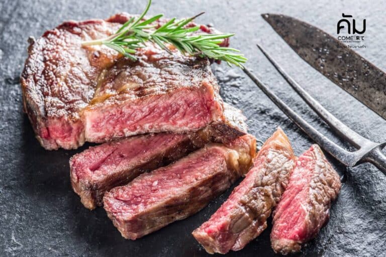 ระดับความสุกของเนื้อ Medium-Rare-Steak-1
