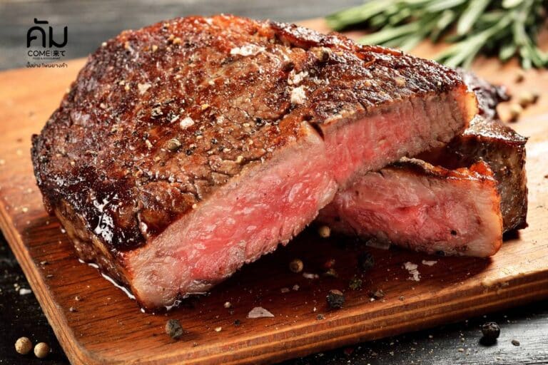 ระดับความสุกของเนื้อ Medium-Steak-1