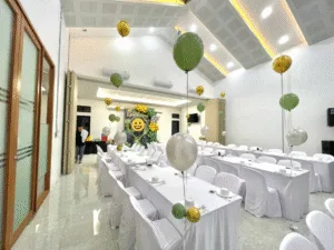 การตกแต่งสถานที่สำหรับจัดงานวันเกิดธีมพิเศษที่ร้านคัม ขอนแก่น