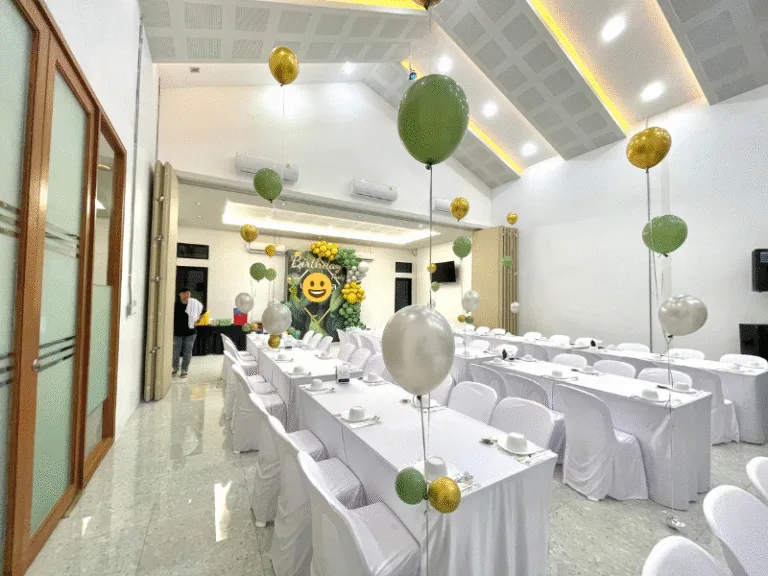 การตกแต่งสถานที่สำหรับจัดงานวันเกิดธีมพิเศษที่ร้านคัม ขอนแก่น