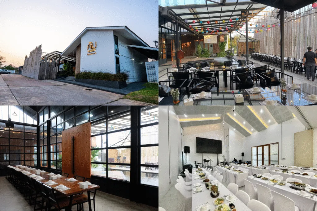 ร้านคัม ขอนแก่น พื้นที่จัดเลี้ยงหลากหลาย